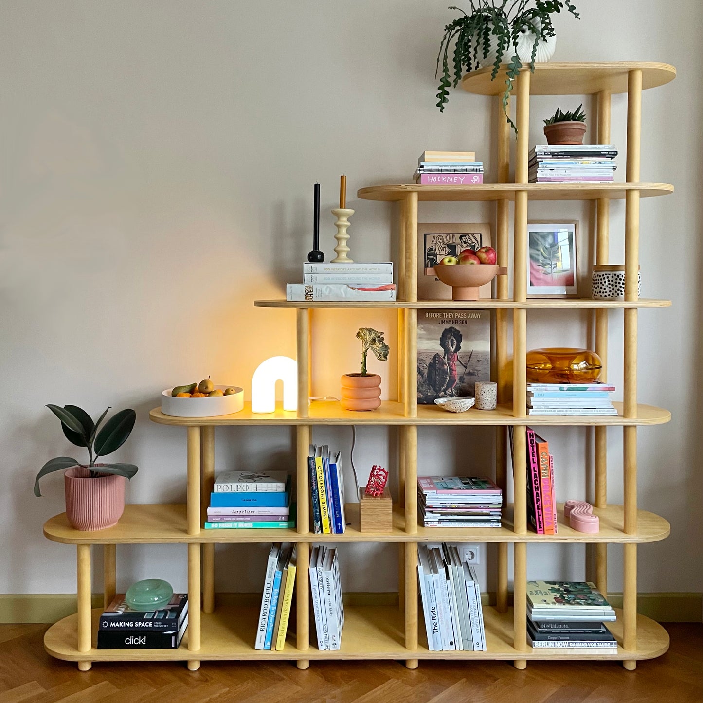 Tides modular - tiered bookcase