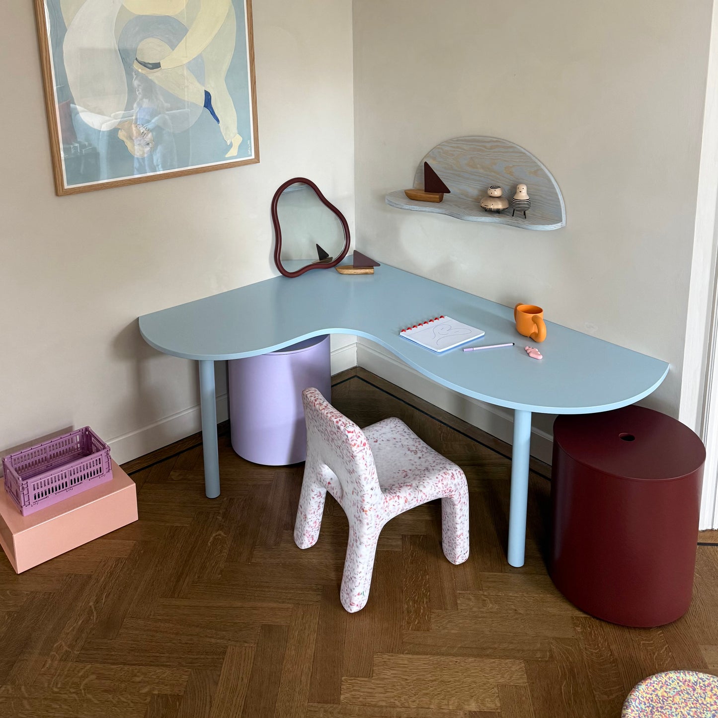Waves Desk - Corner