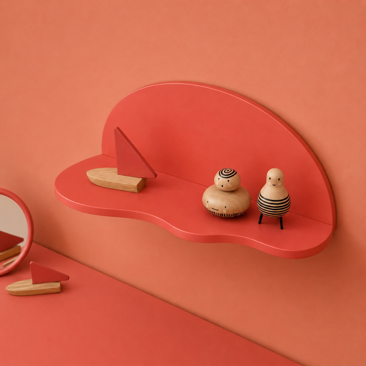 Ripple shelf